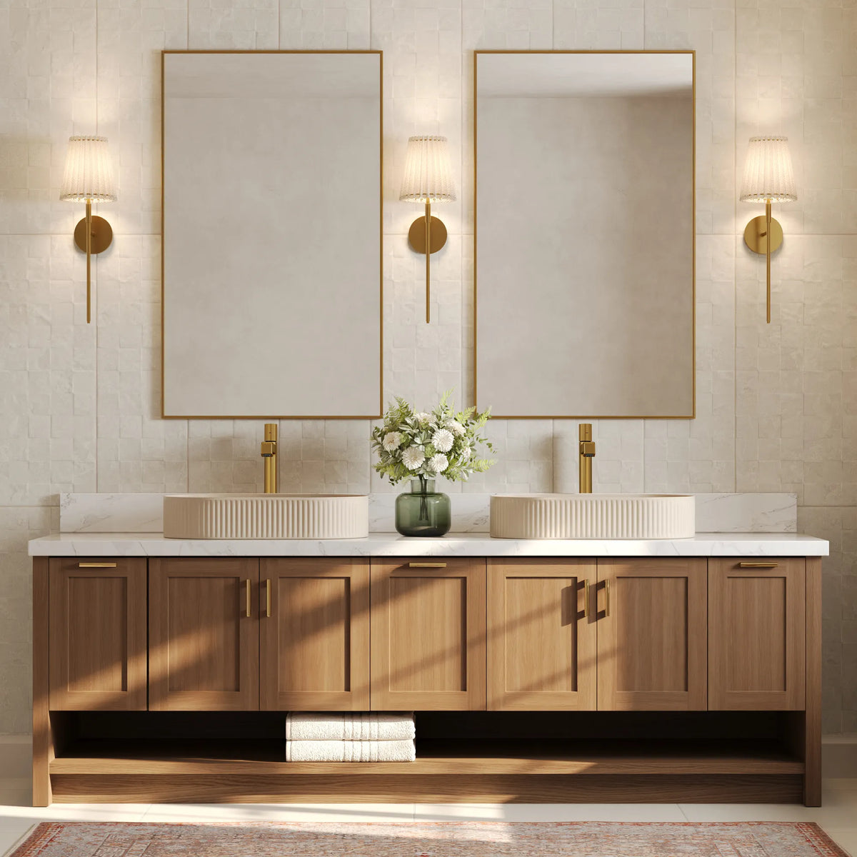 Single-Handle Vessel Bathroom Sink Faucet With Pop-Up Drain