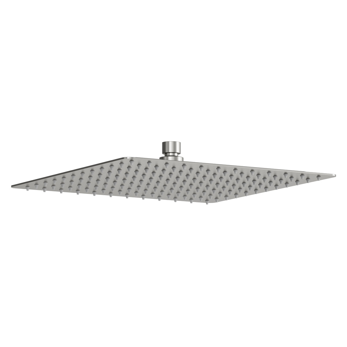 12-Inch Adjustable Square Rain Shower Head with Single-Spray Coverage