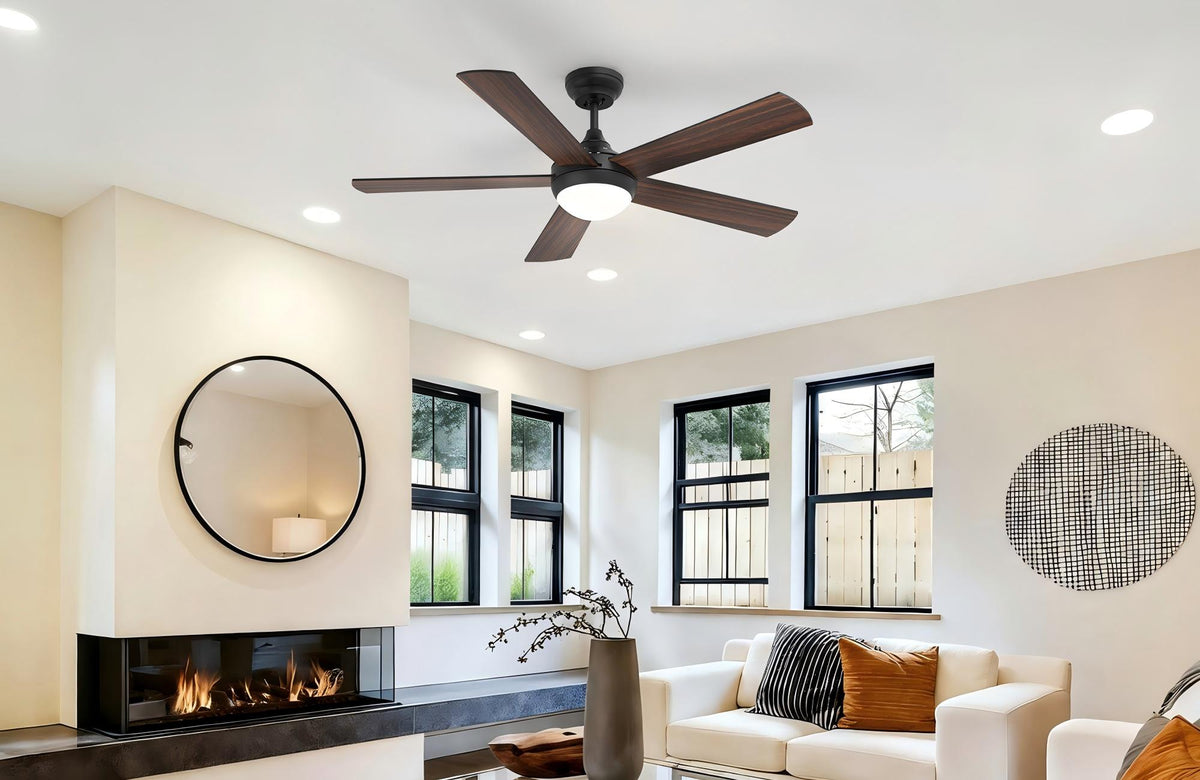 Smart ceiling fan with app and remote control guide