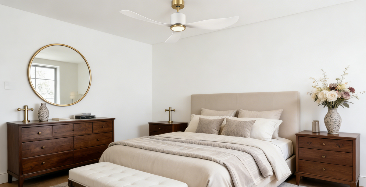 Fan light buying guide covering AC motor, size, and support mistakes