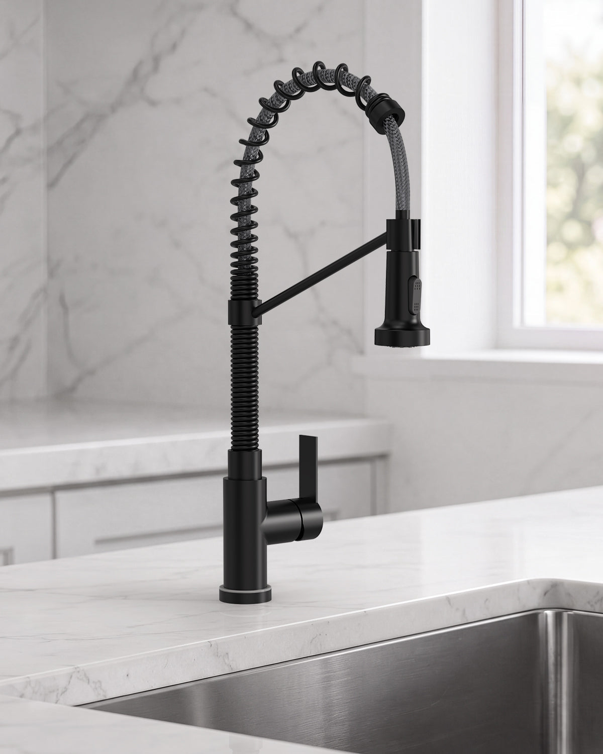 Pre-Rinse Spring Kitchen Faucets