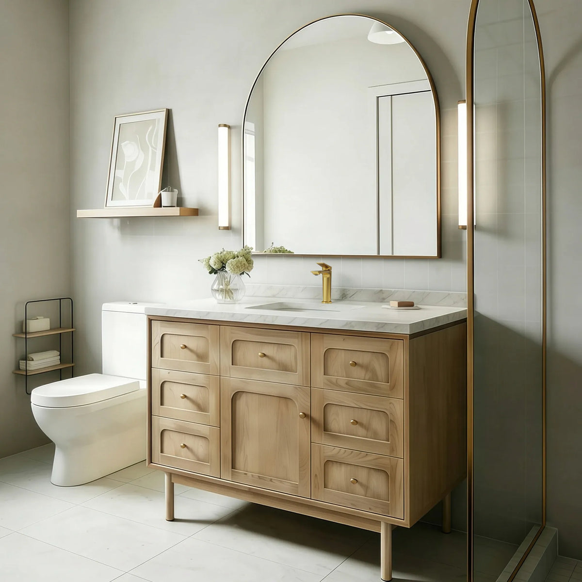 Single-Handle Bathroom Sink Faucet With Pop-Up Drain