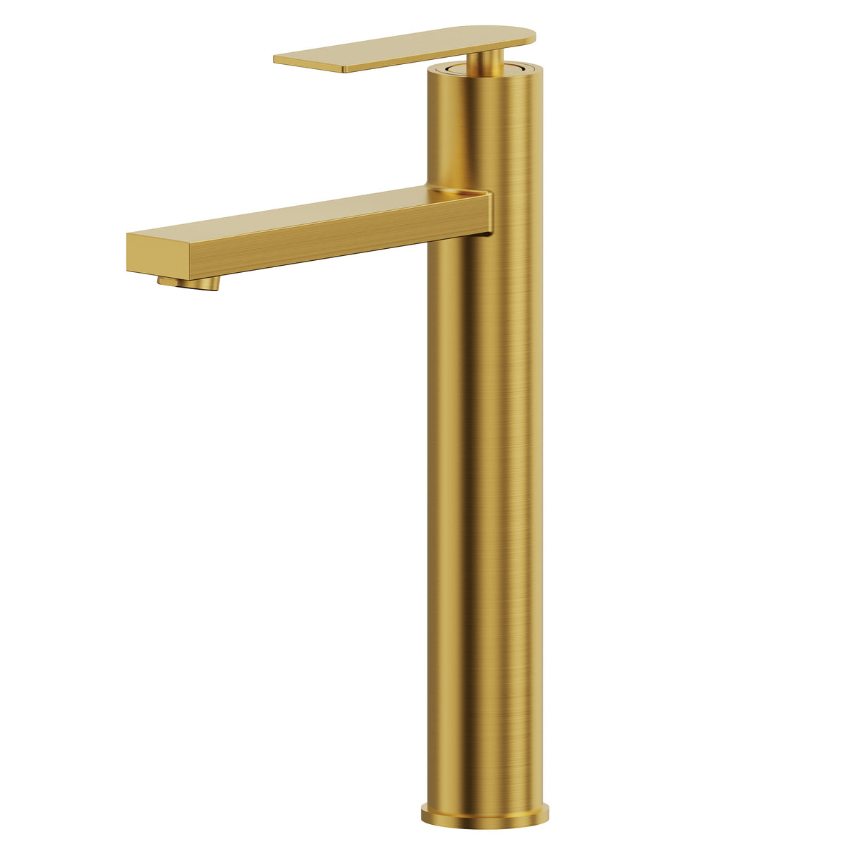 Single-Handle Vessel Bathroom Sink Faucet With Pop-Up Drain