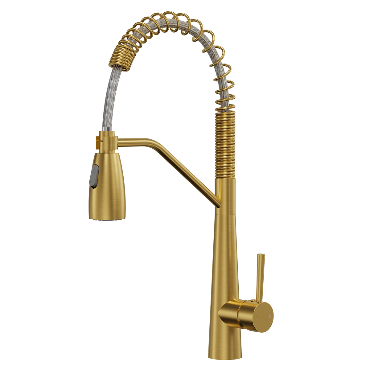 Single-Handle Pre-Rinse Spring Pull-Down Kitchen Faucet