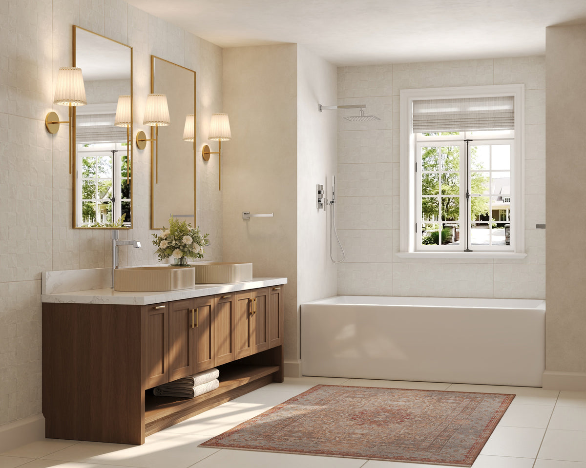 Single-Handle Vessel Bathroom Sink Faucet With Pop-Up Drain