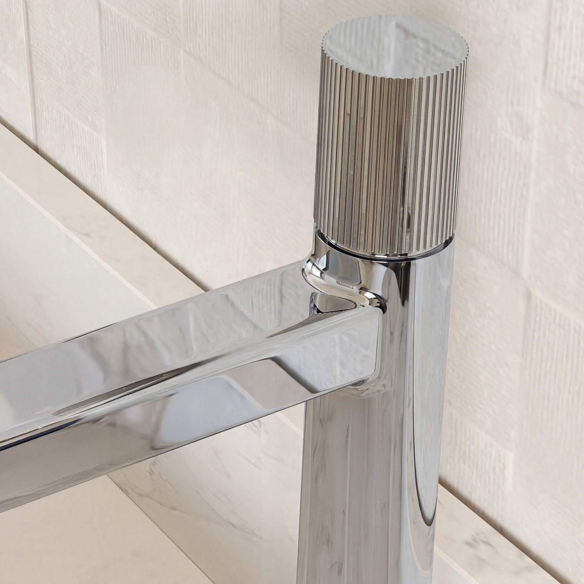 Single-Handle Vessel Bathroom Sink Faucet With Pop-Up Drain