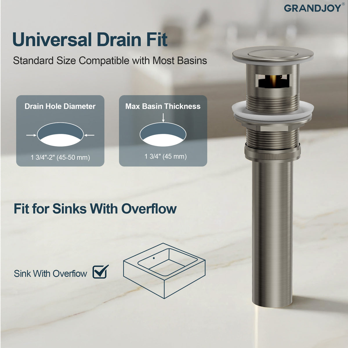 Two-Hole Bathroom Sink Faucet with 360-Degree Swivel Spout