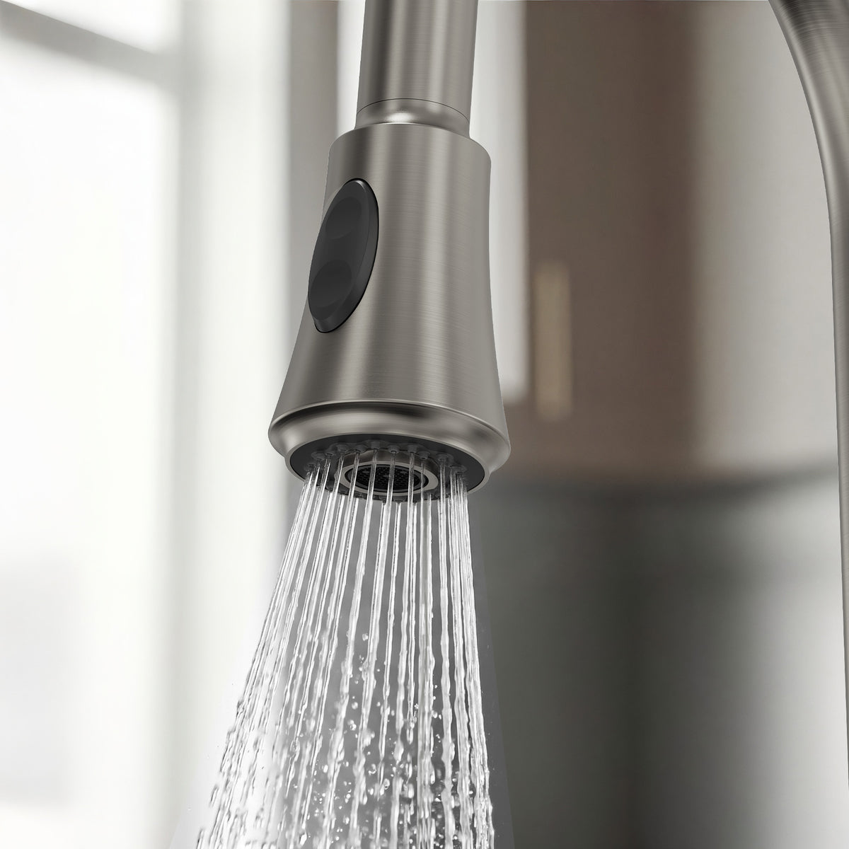 7.5-Inch Pull-Down Kitchen Faucet with Dual Spray Modes