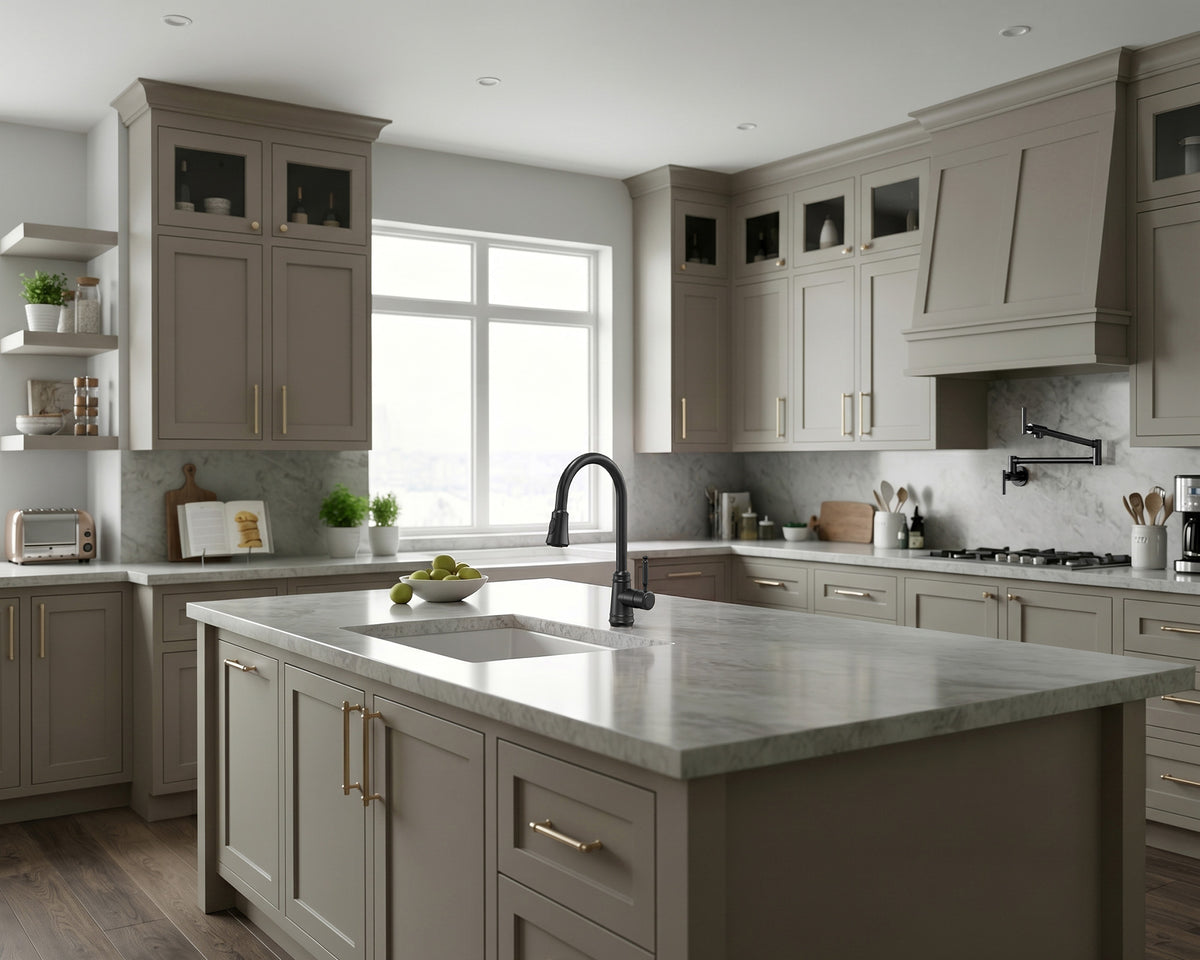 7.5-Inch Pull-Down Kitchen Faucet with Dual Spray Modes