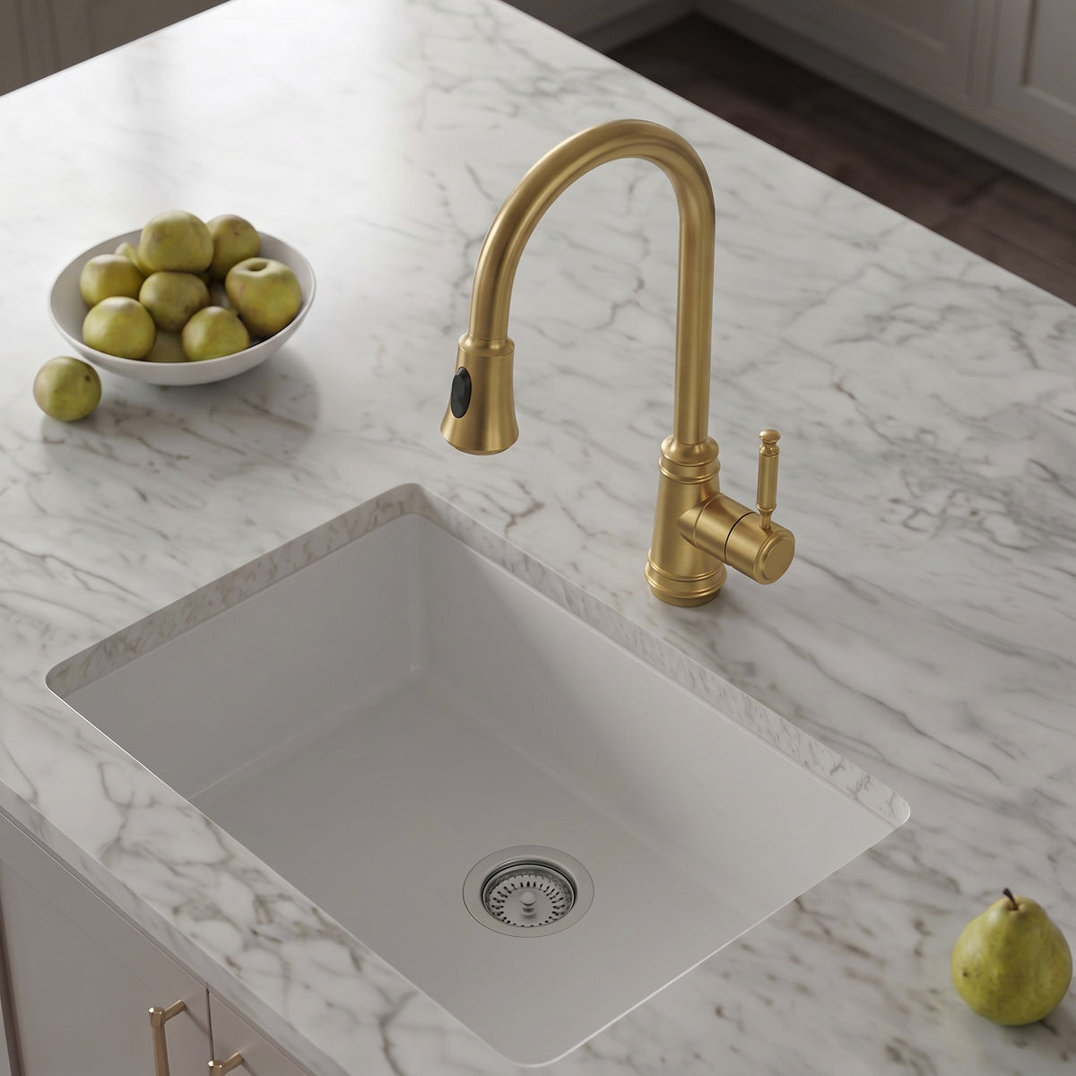 7.5-Inch Pull-Down Kitchen Faucet with Dual Spray Modes