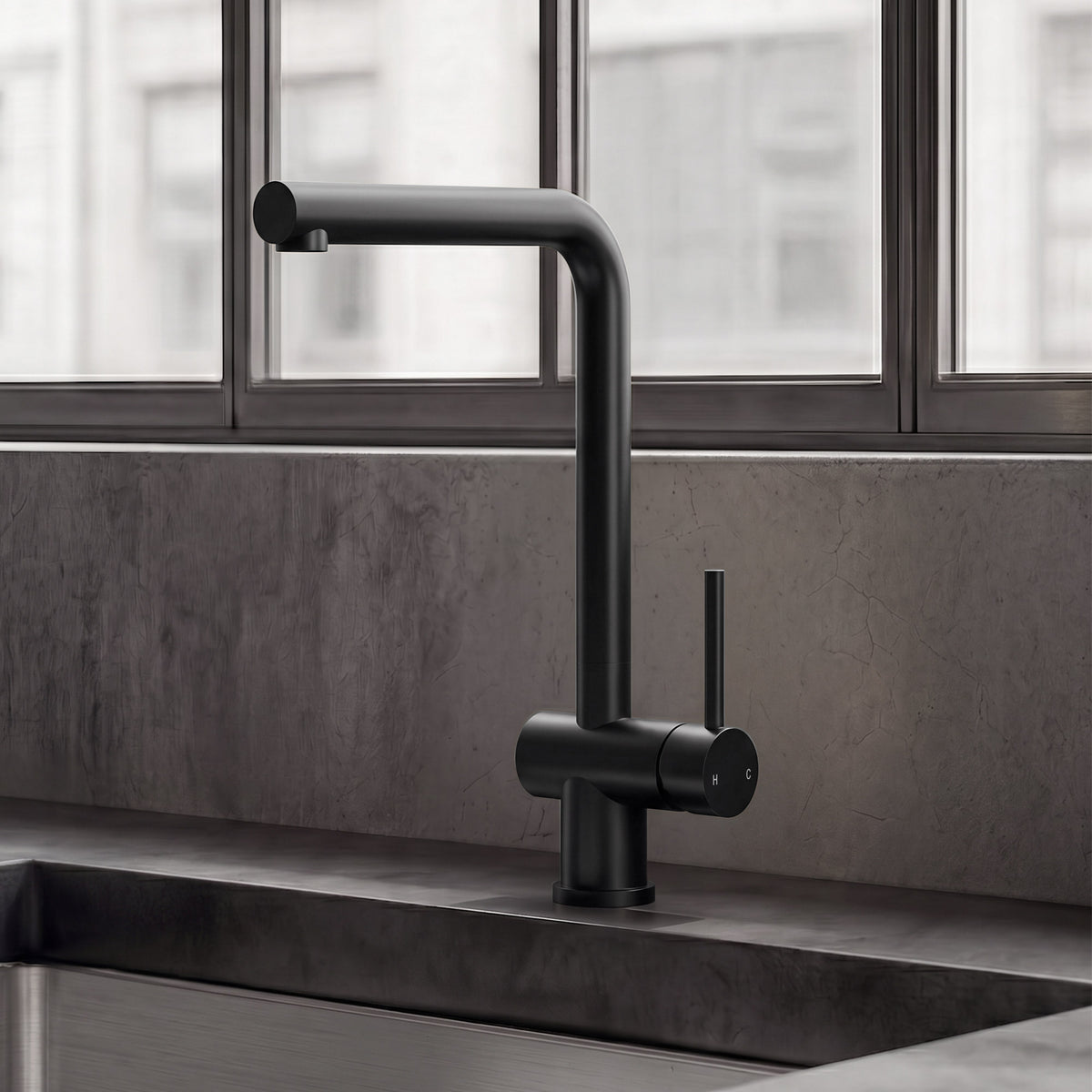 Single-Handle Bar Kitchen Faucet with 360-Degree Swivel Spout