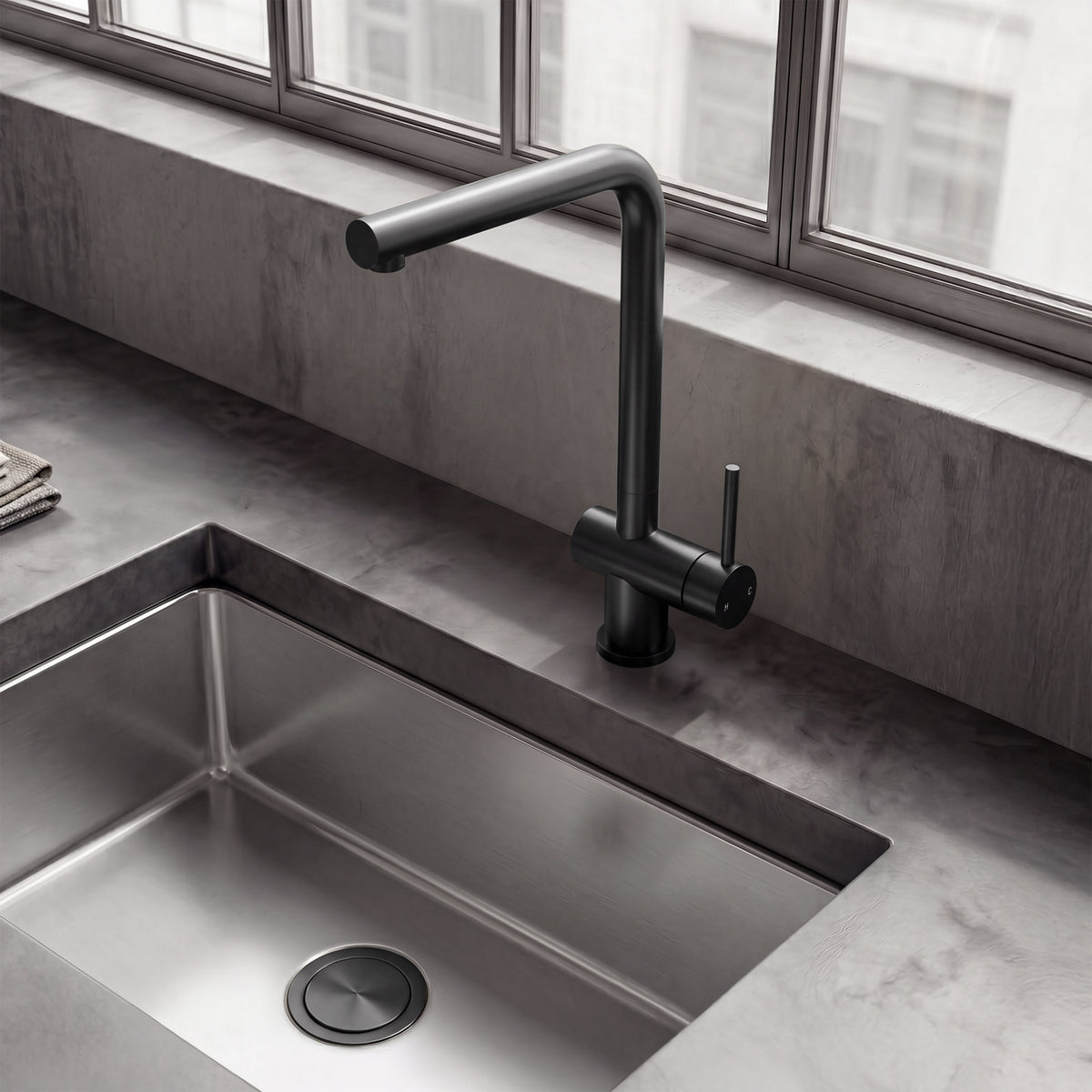 Single-Handle Bar Kitchen Faucet with 360-Degree Swivel Spout