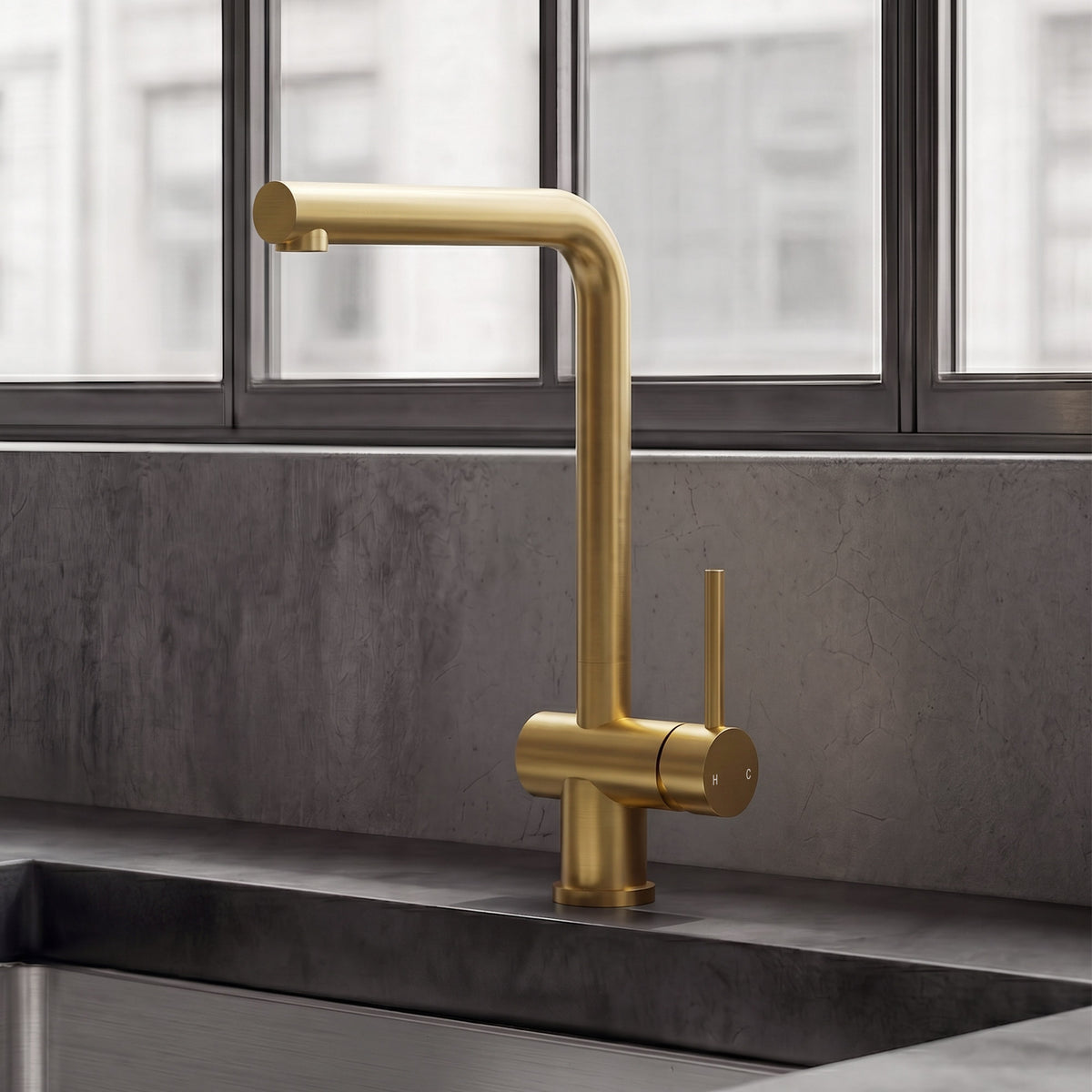 Single-Handle Bar Kitchen Faucet with 360-Degree Swivel Spout