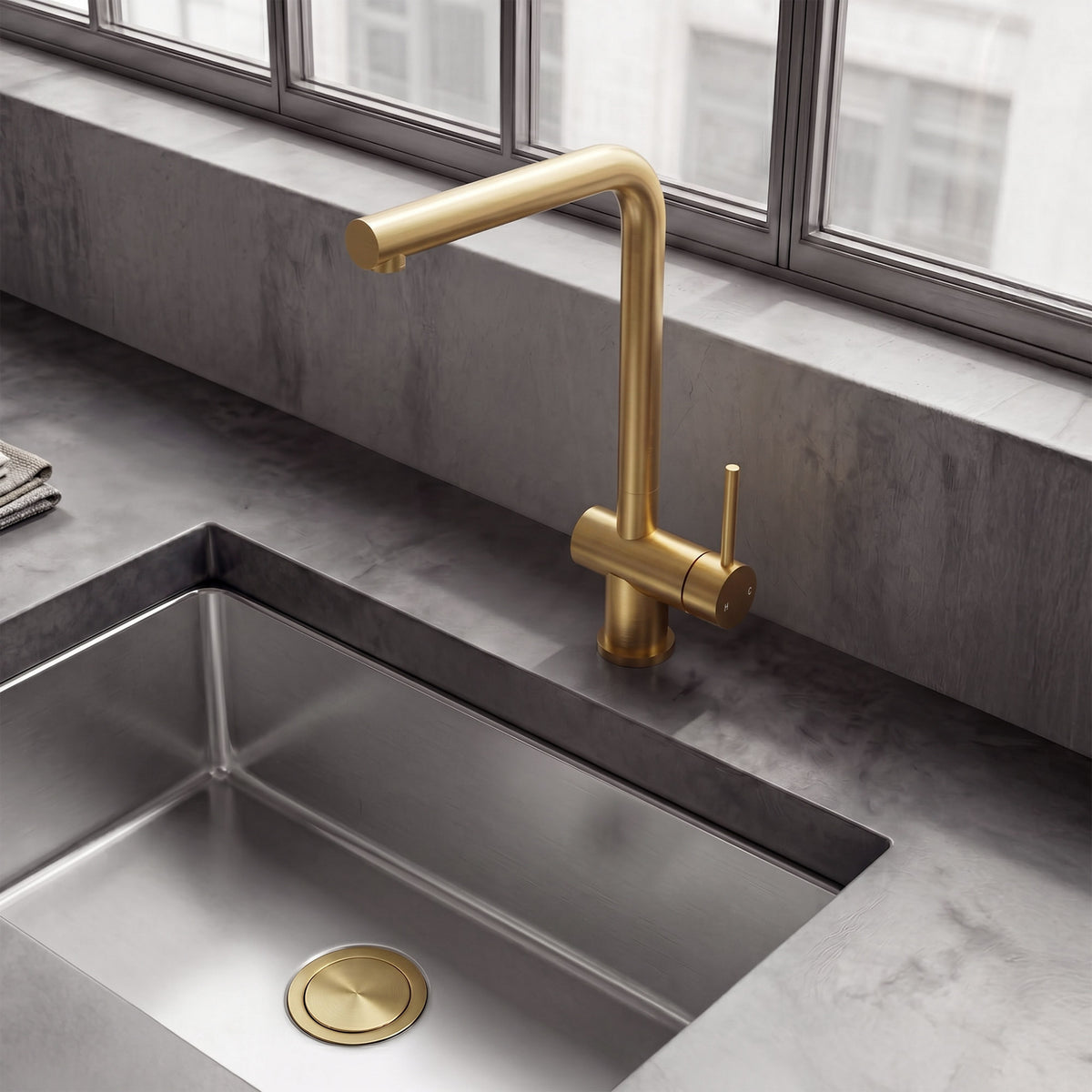 Single-Handle Bar Kitchen Faucet with 360-Degree Swivel Spout