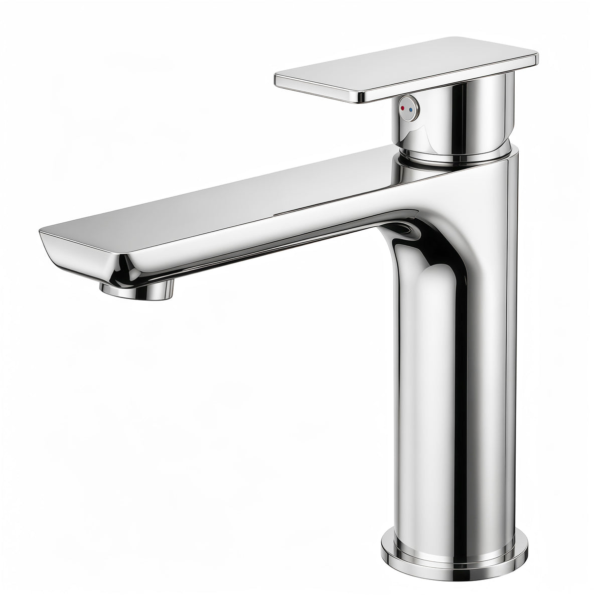 Single-Handle Bathroom Sink Faucet With Pop-Up Drain
