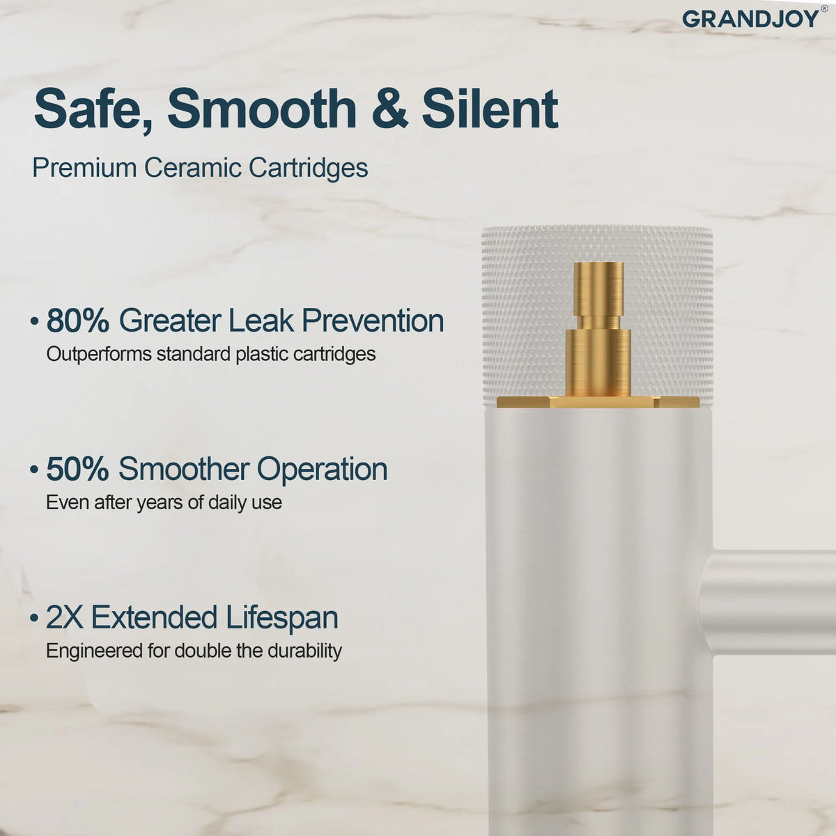 Single-Handle Bathroom Sink Faucet With Pop-Up Drain