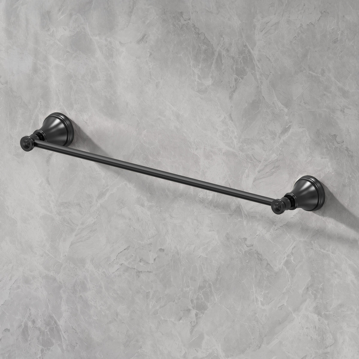 23.3-Inch Wall-Mounted Stainless Steel Bathroom Towel Bar for Daily Storage