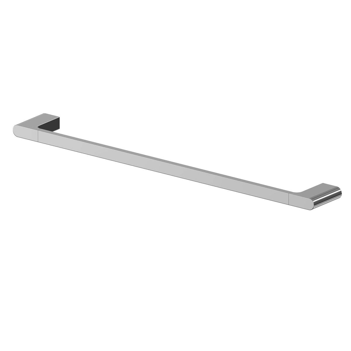 23.6-Inch Wall-Mounted 304 Stainless Steel Bathroom Towel Bar for Daily Storage