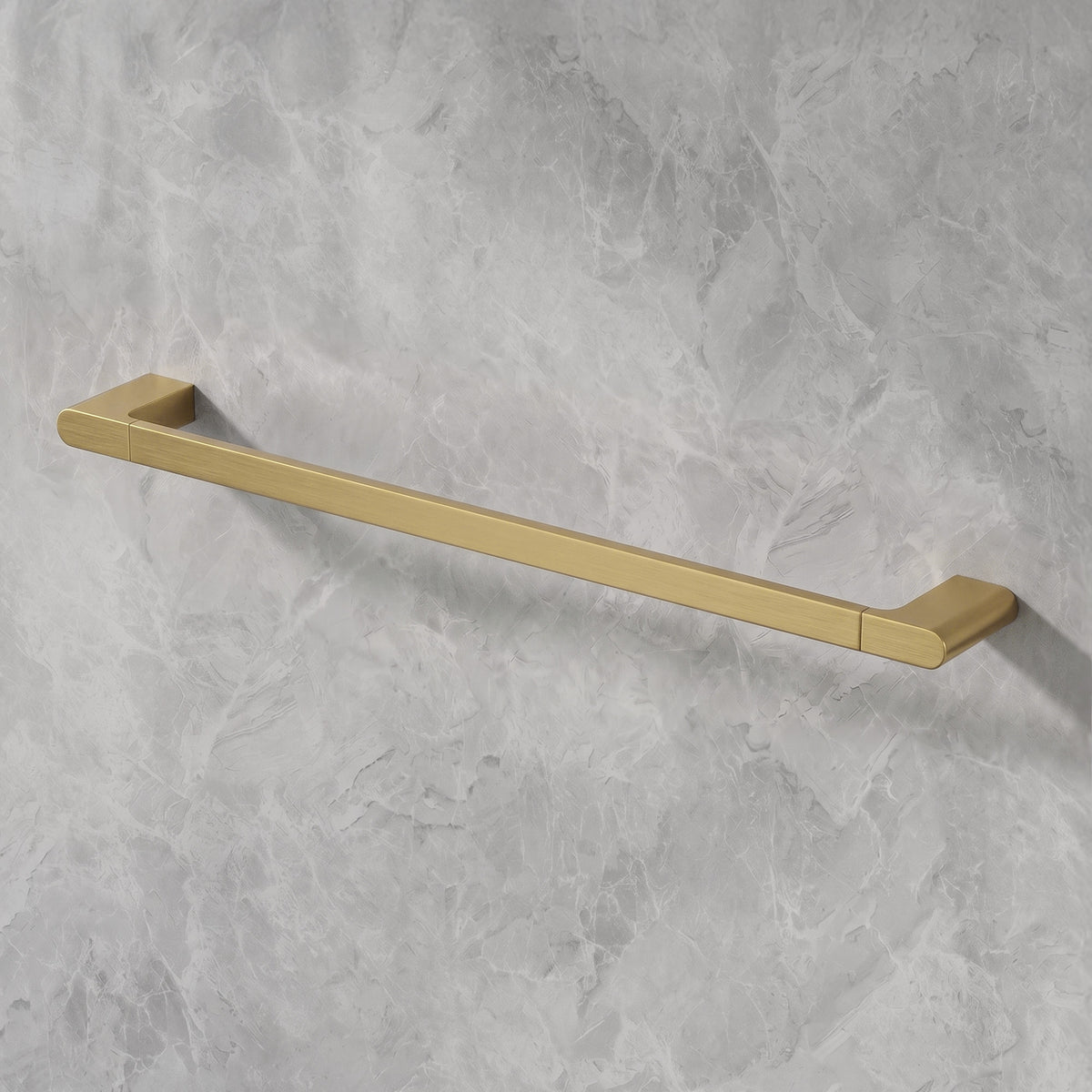 23.6-Inch Wall-Mounted 304 Stainless Steel Bathroom Towel Bar for Daily Storage