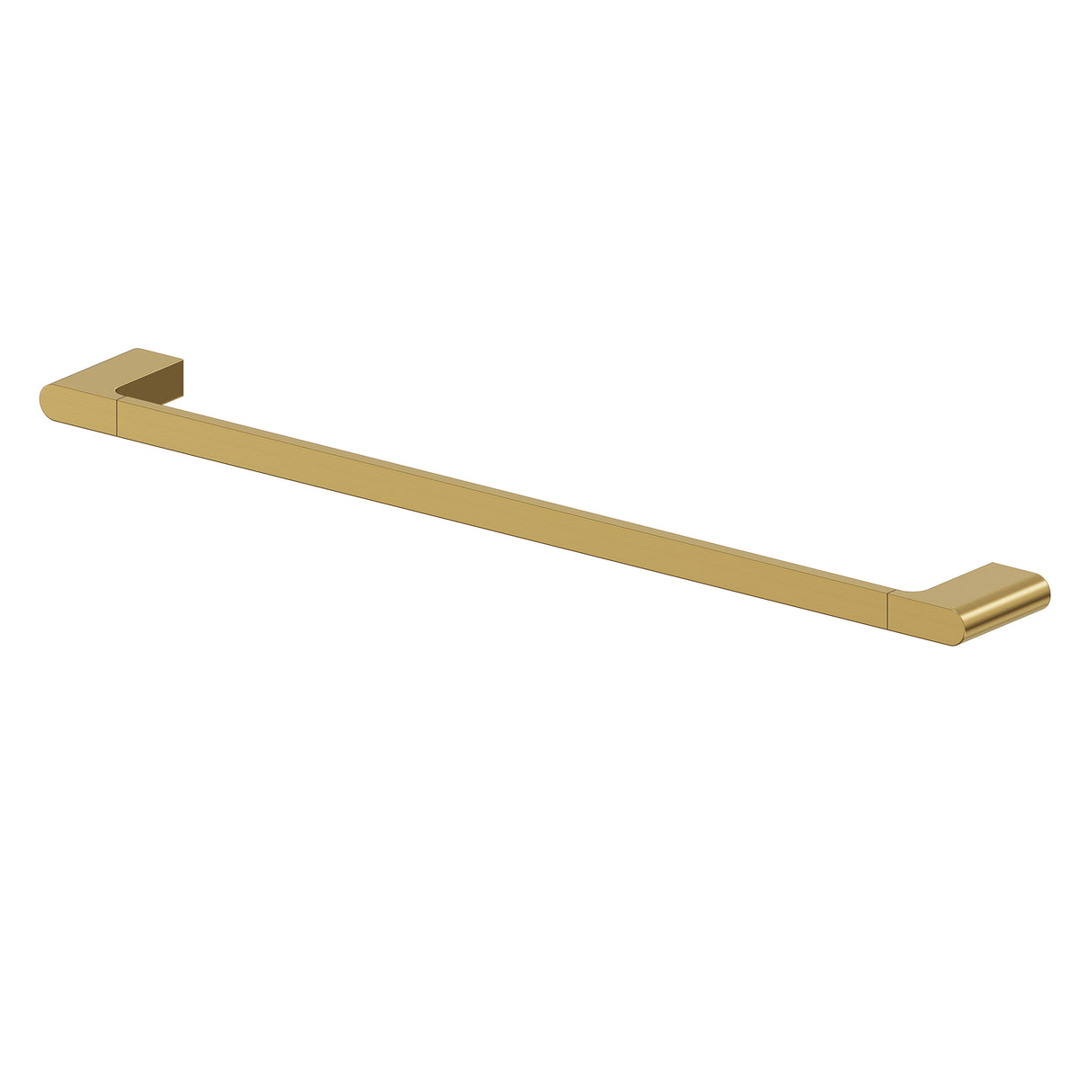 23.6-Inch Wall-Mounted 304 Stainless Steel Bathroom Towel Bar for Daily Storage