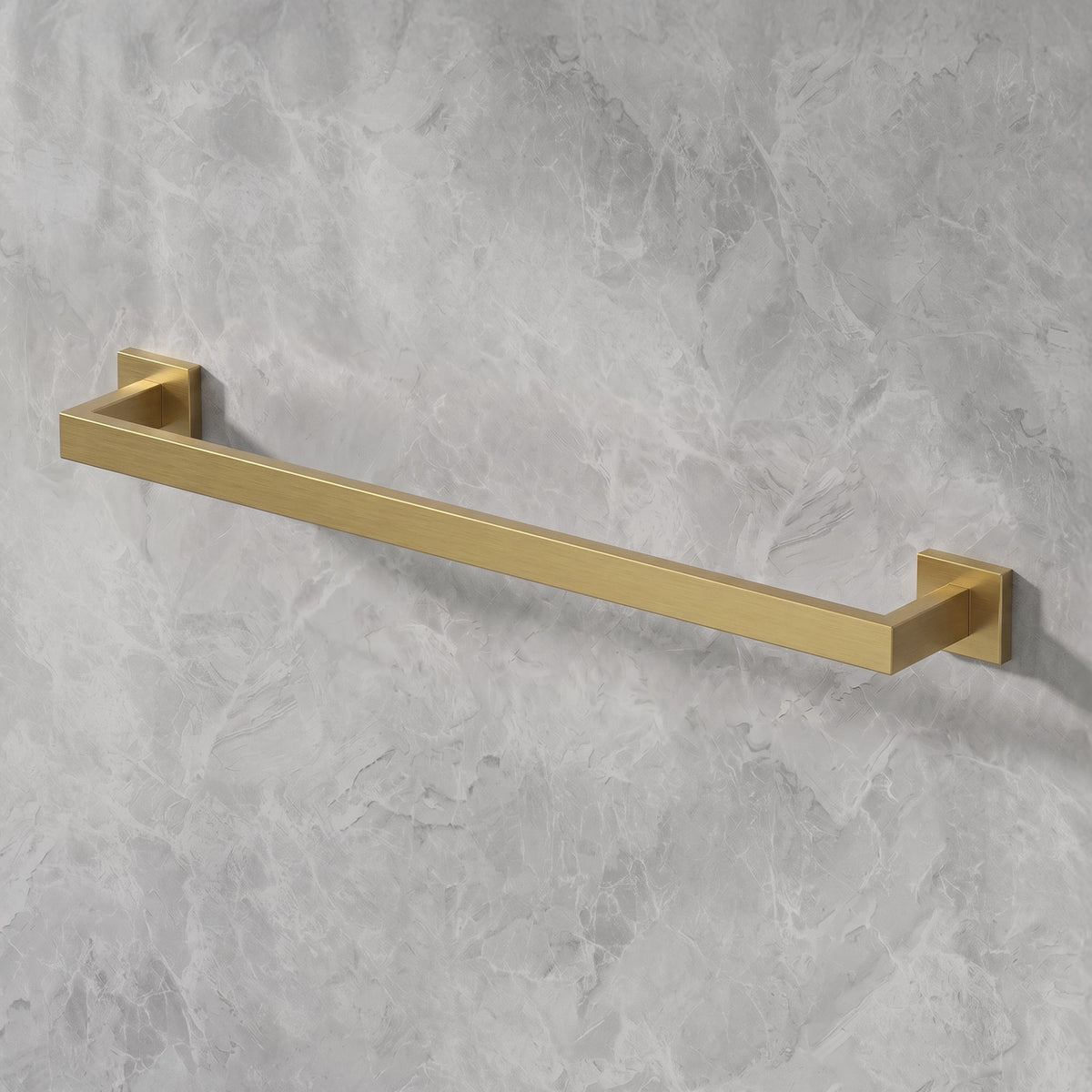 25.6-Inch Wall-Mounted 304 Stainless Steel Bathroom Towel Bar for Daily Storage