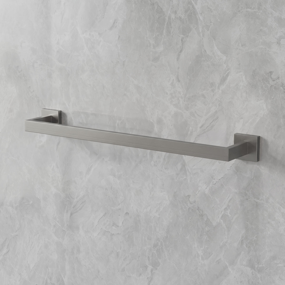 25.6-Inch Wall-Mounted 304 Stainless Steel Bathroom Towel Bar for Daily Storage