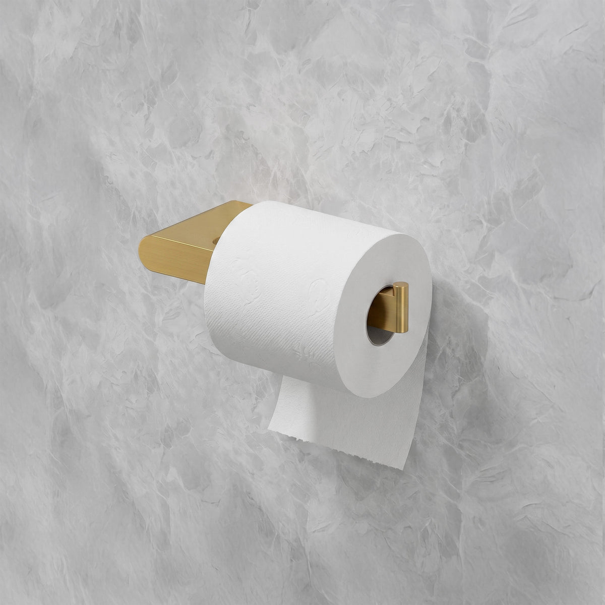 Wall-Mounted Stainless Steel Toilet Paper Holder for Bathroom Organization
