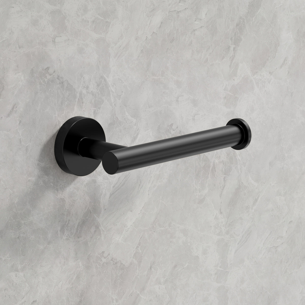 Round Wall-Mounted Stainless Steel Toilet Paper Holder for Bathroom Organization