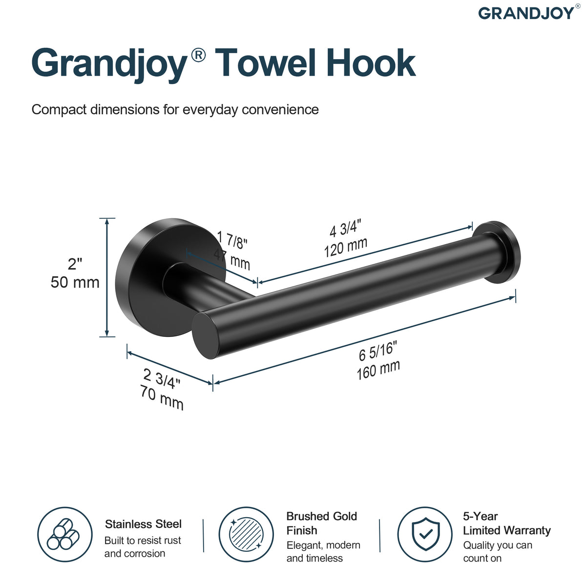 Round Wall-Mounted Stainless Steel Toilet Paper Holder for Bathroom Organization