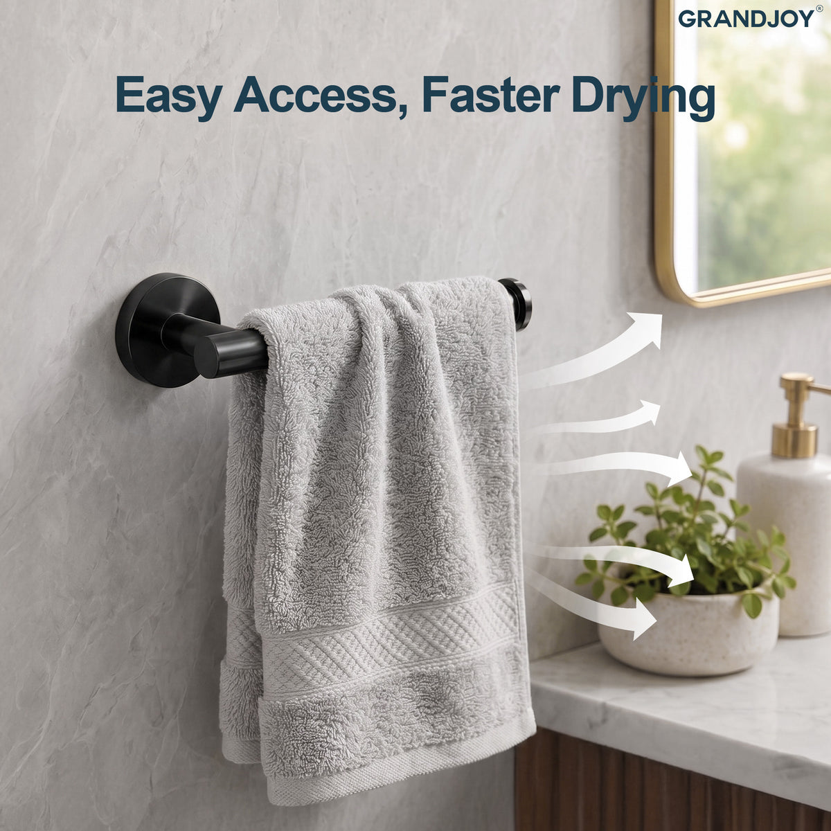 Round Wall-Mounted Stainless Steel Toilet Paper Holder for Bathroom Organization