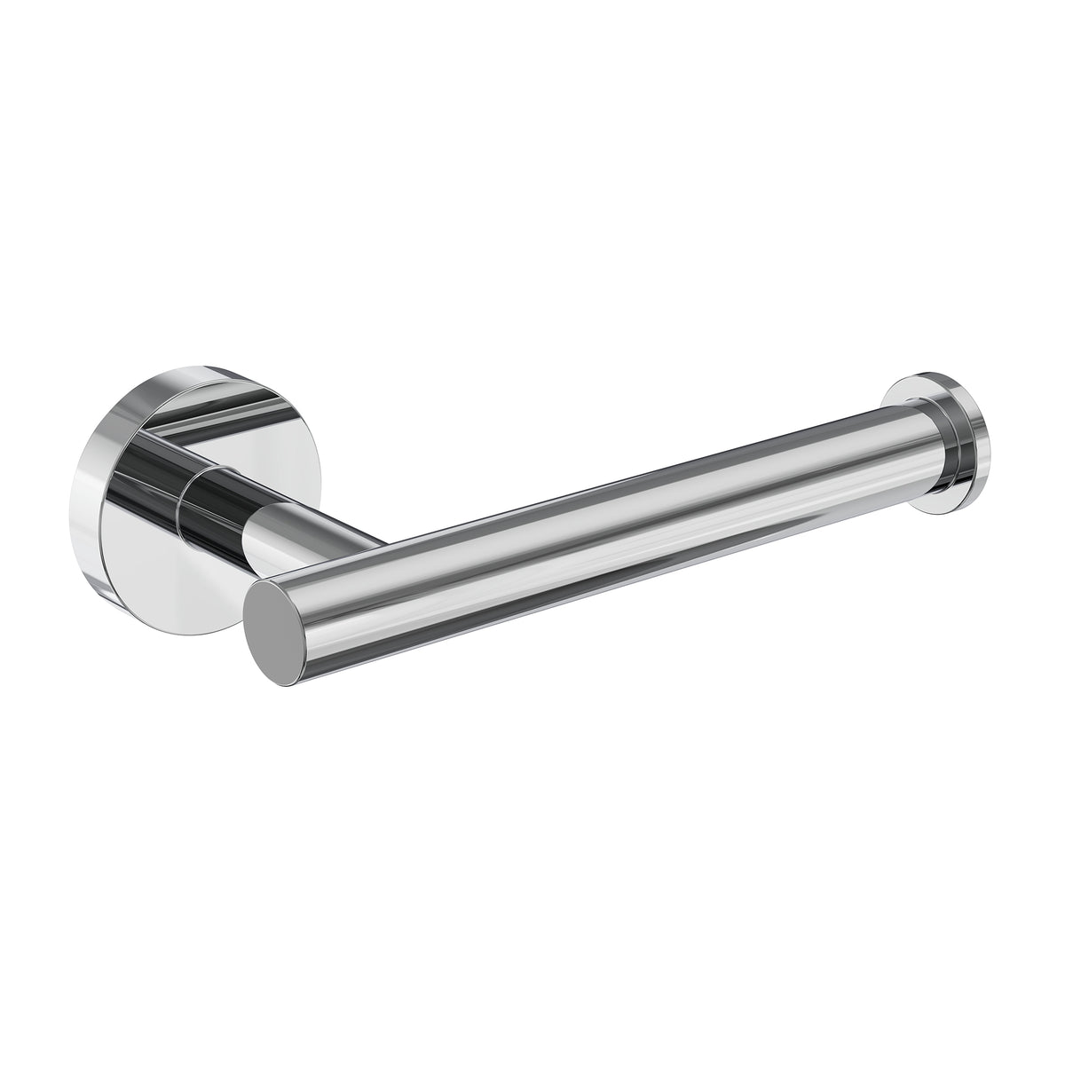 Round Wall-Mounted Stainless Steel Toilet Paper Holder for Bathroom Organization