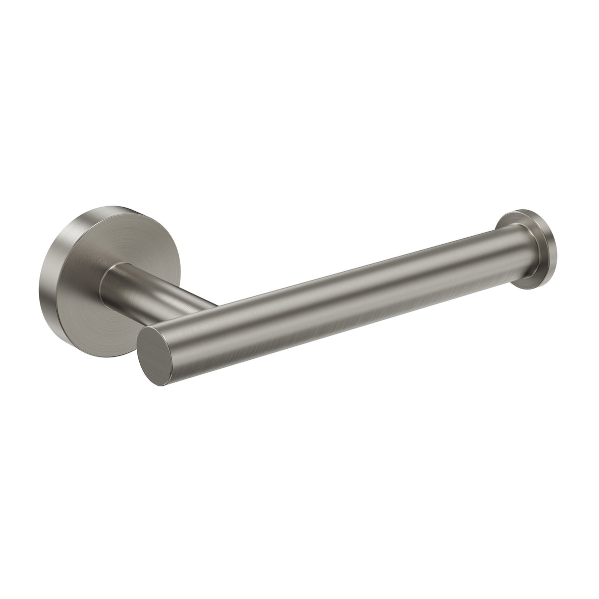 Round Wall-Mounted Stainless Steel Toilet Paper Holder for Bathroom Organization
