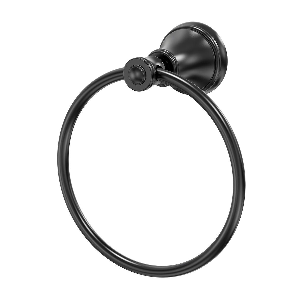 Wall-Mounted Brass Towel Ring for Organized Bathroom Hand Towel Storage