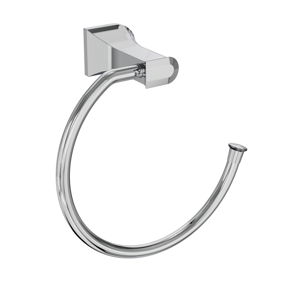 Wall-Mounted Open Towel Ring for Organized Bathroom Hand Towel Storage