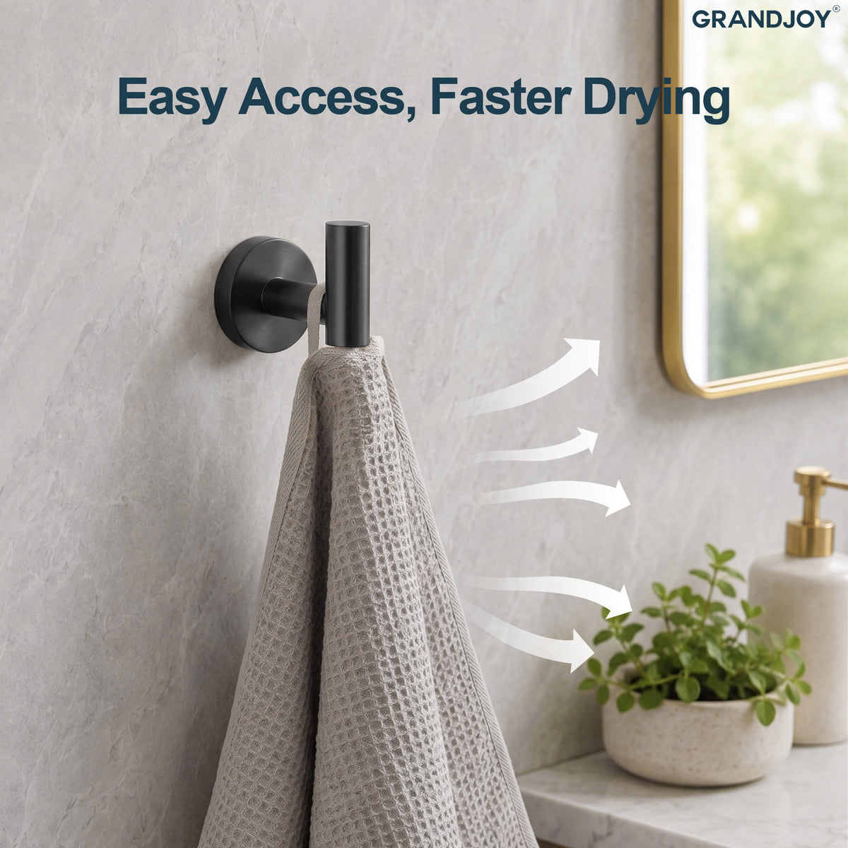 Wall Mounted Bathroom Robe Hook for Space-Saving Organization