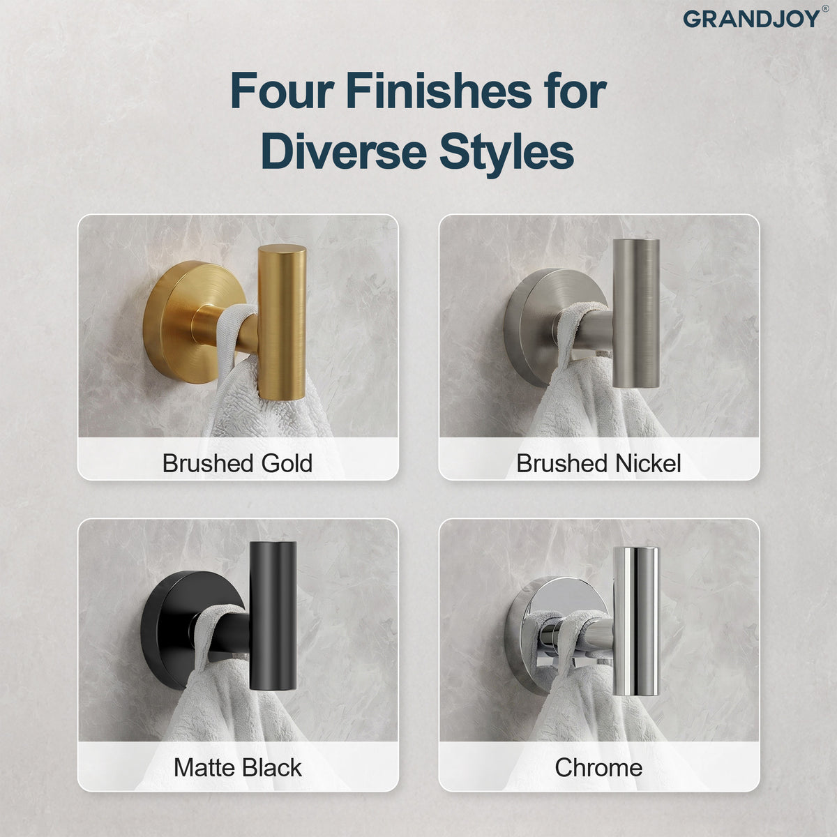 Wall Mounted Bathroom Robe Hook for Space-Saving Organization