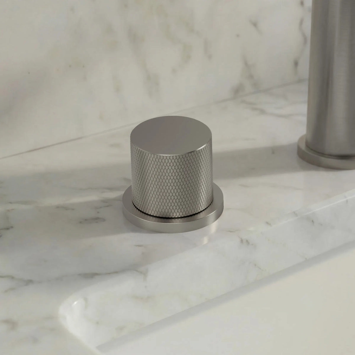 Two-Handle Mid Arc Widespread Bathroom Sink Faucet With Pop-Up Drain