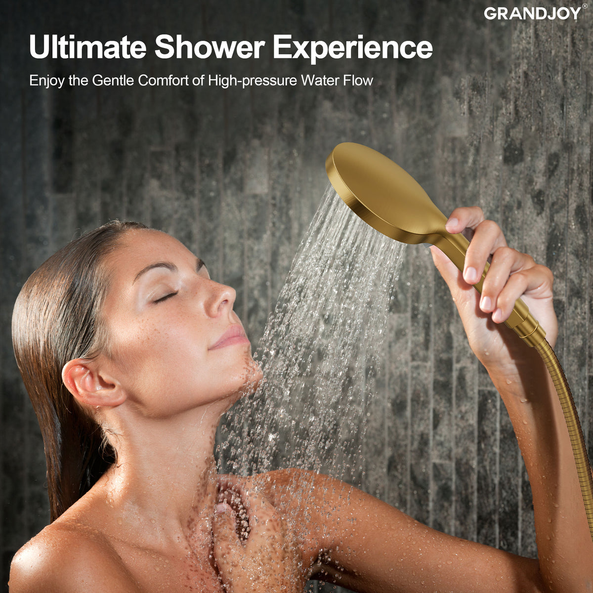 Wall-Mounted Shower Handheld with Adjustable Slide Bar