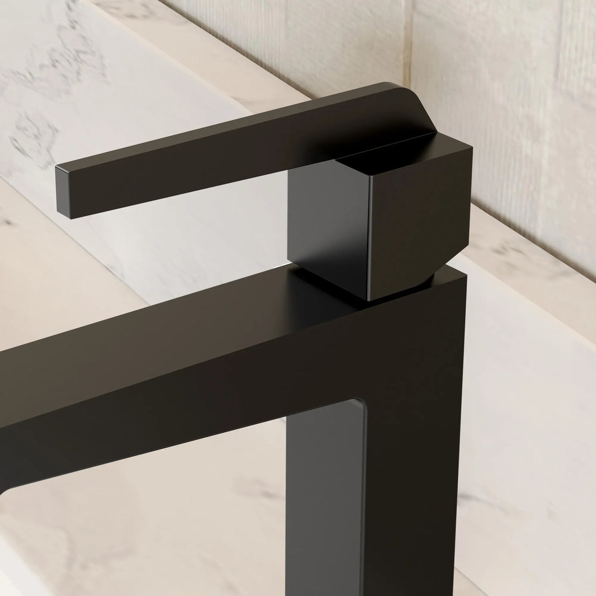 Single-Handle Bathroom Sink Faucet With Pop-Up Drain