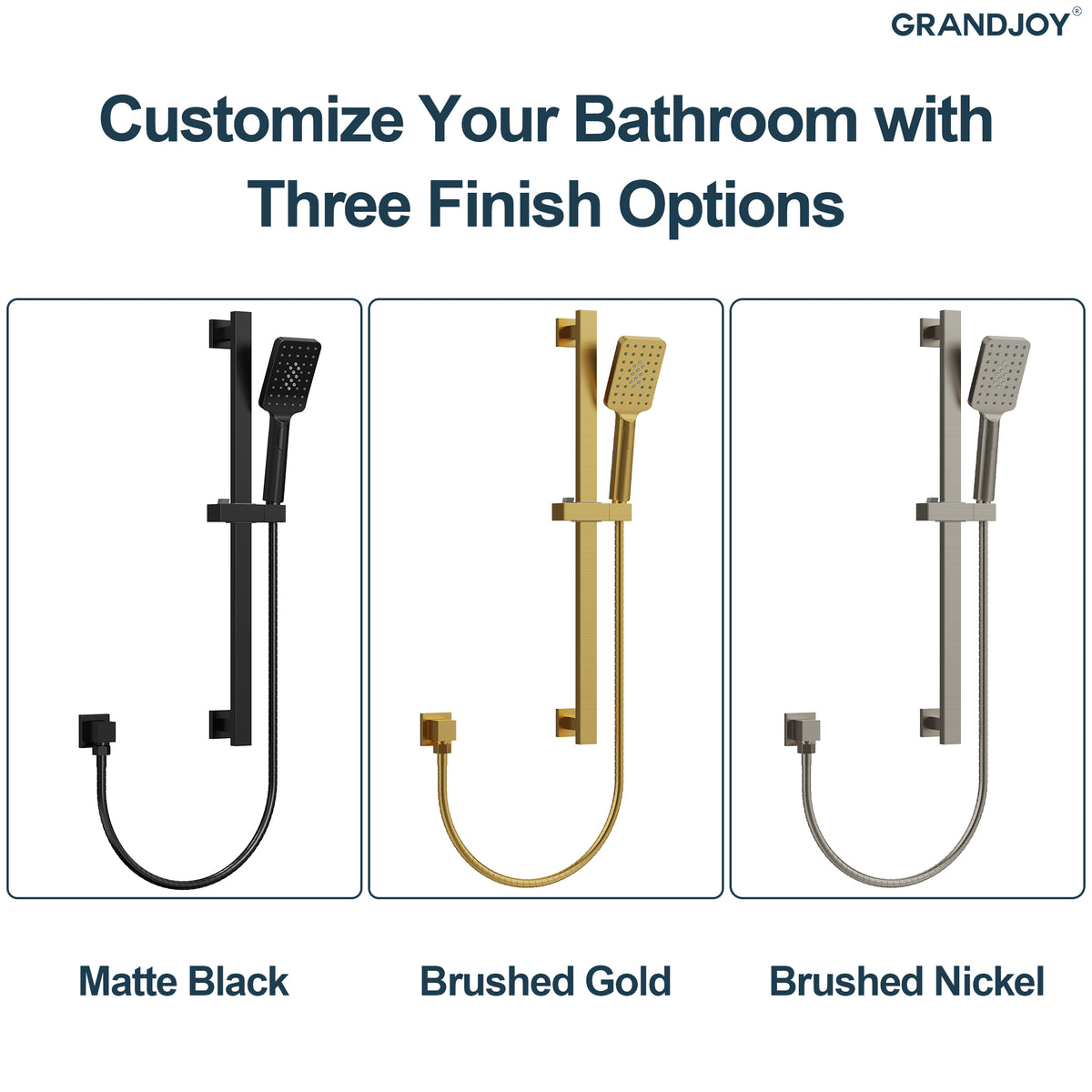 Wall-Mounted Shower Handheld with Three Spray Modes