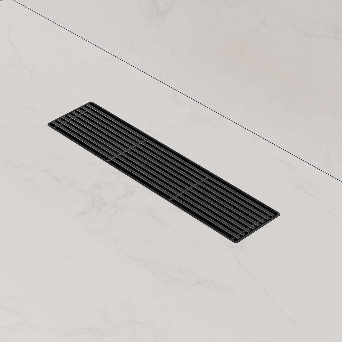 12-Inch Stainless Steel Linear Shower Drain with Easy-Clean Design