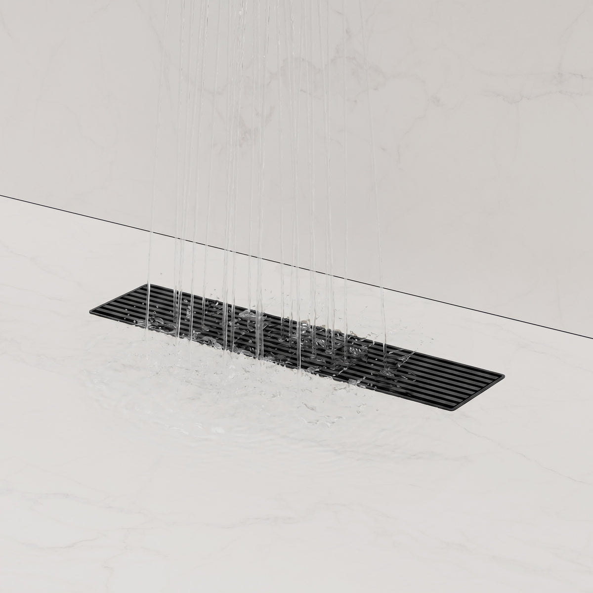 12-Inch Stainless Steel Linear Shower Drain with Easy-Clean Design
