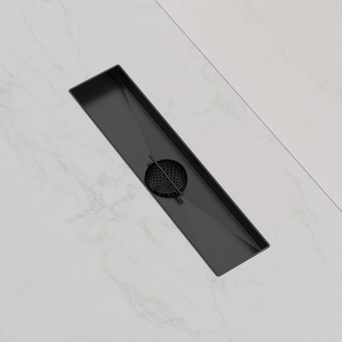12-Inch Stainless Steel Linear Shower Drain with Easy-Clean Design