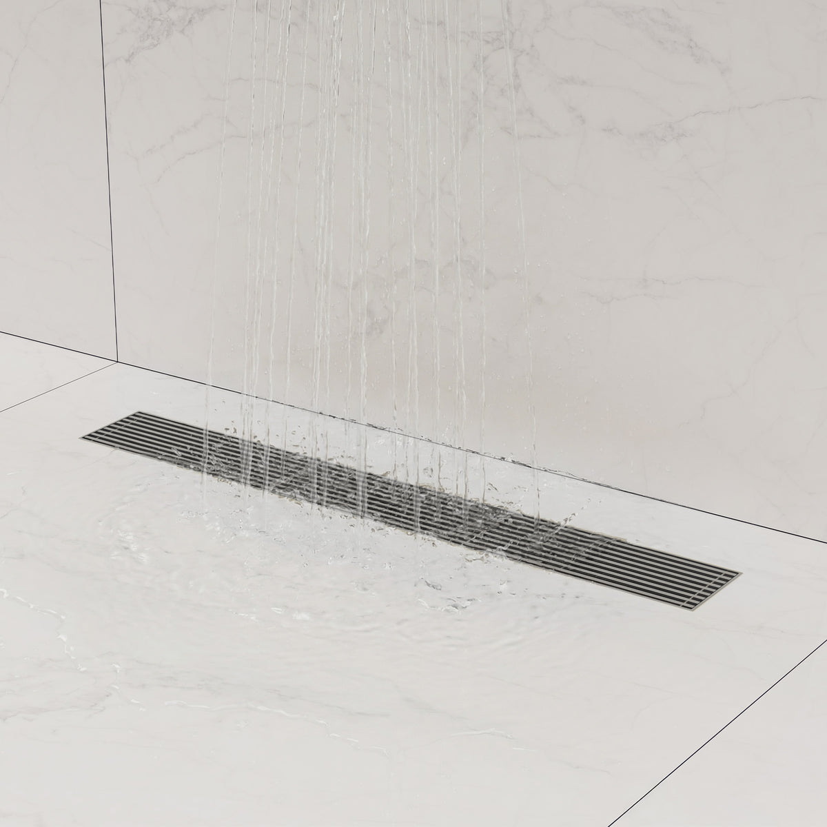24-Inch Stainless Steel Linear Shower Drain for Fast Water Removal
