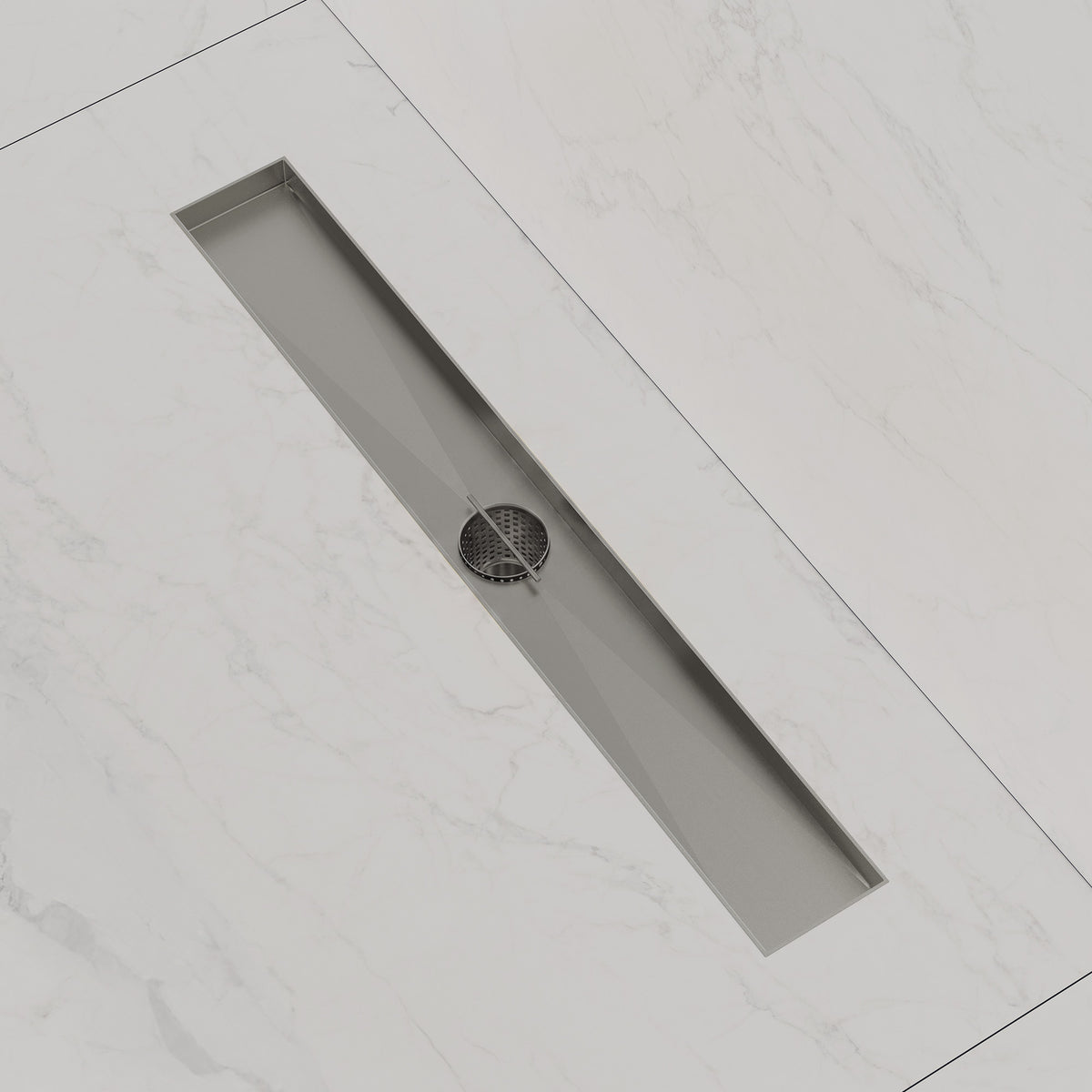 24-Inch Stainless Steel Linear Shower Drain for Fast Water Removal
