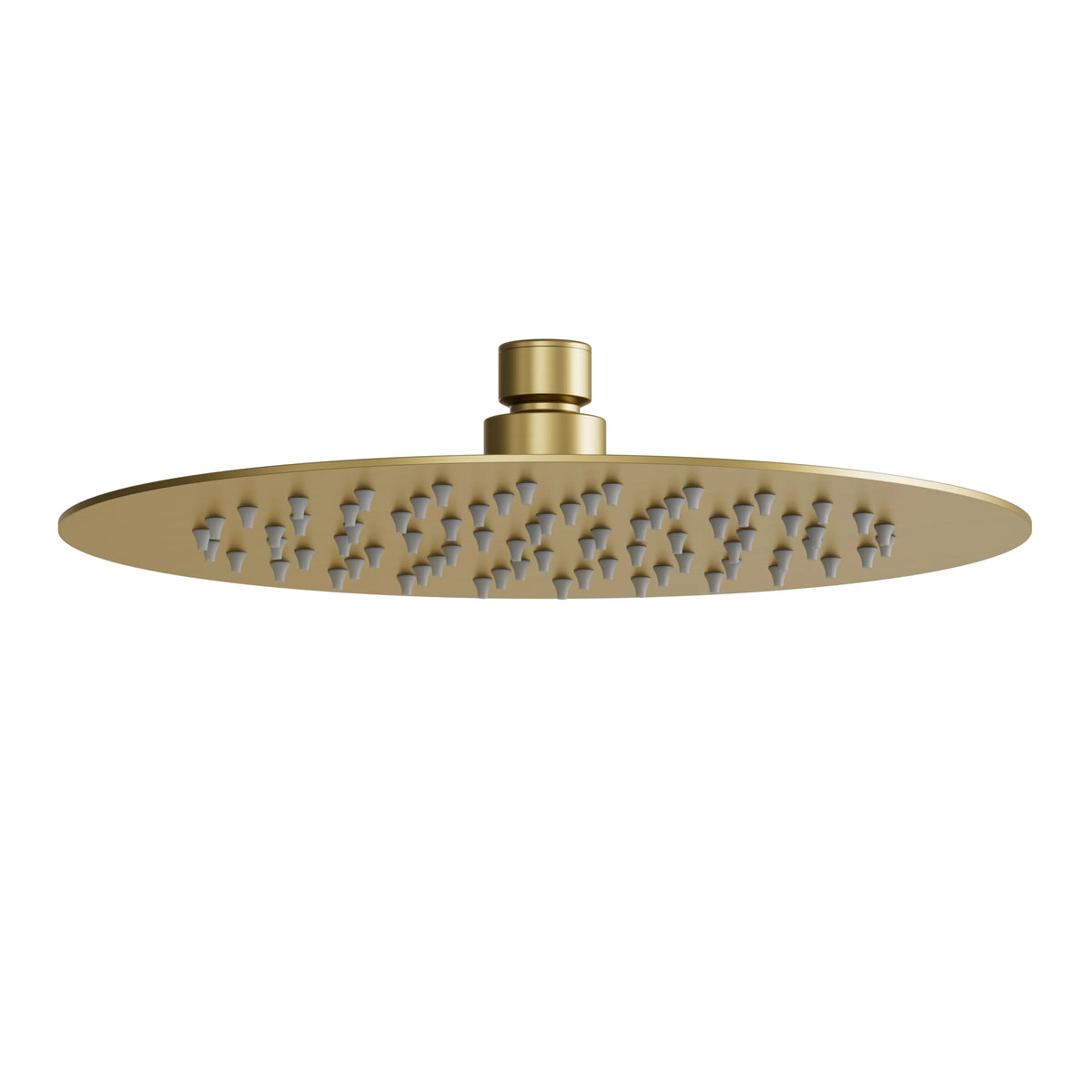 10-Inch Adjustable Rain Shower Head with Single-Spray Coverage