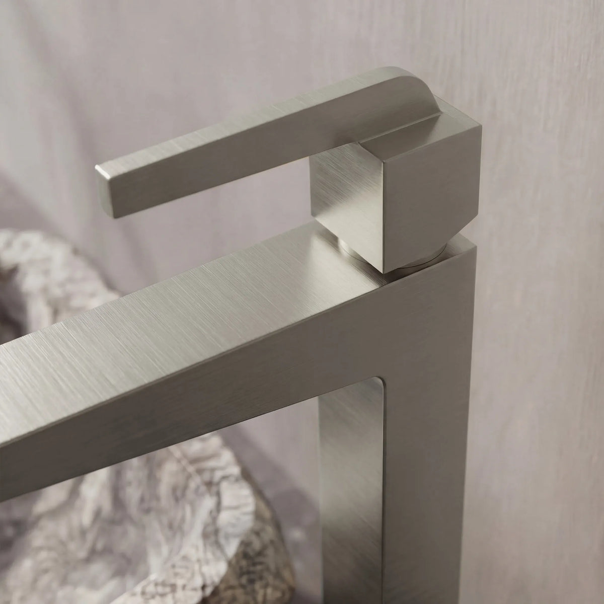 Single-Handle Vessel Bathroom Sink Faucet With Pop-Up Drain