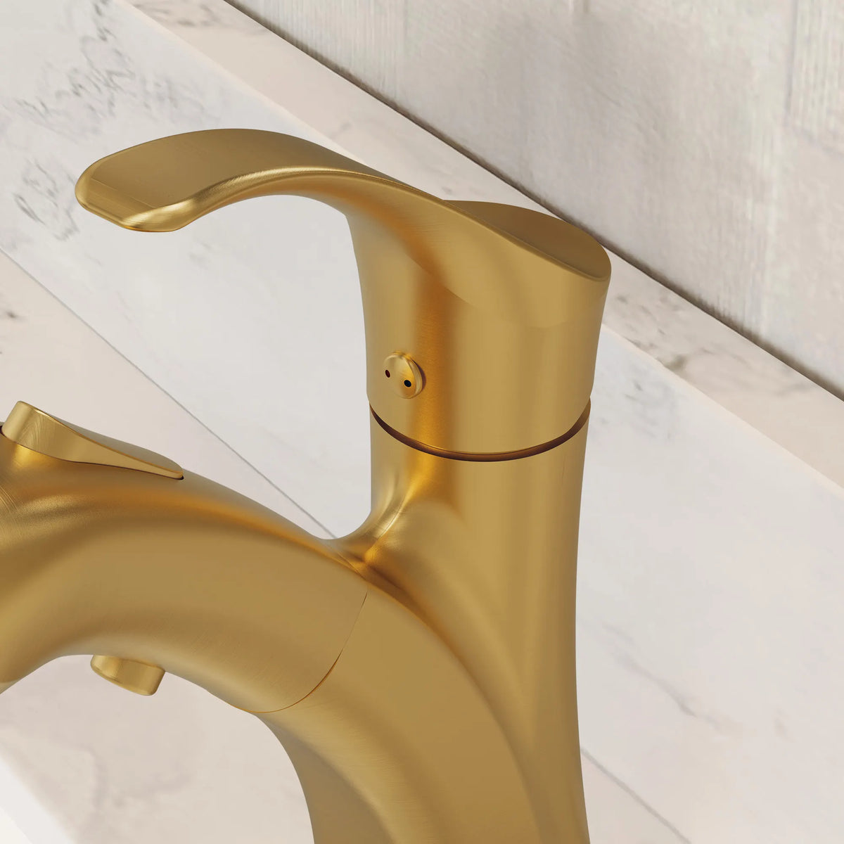 Single-Handle Pull-Out Bathroom Sink Faucet With Dual Spray Modes And Pop-Up Drain