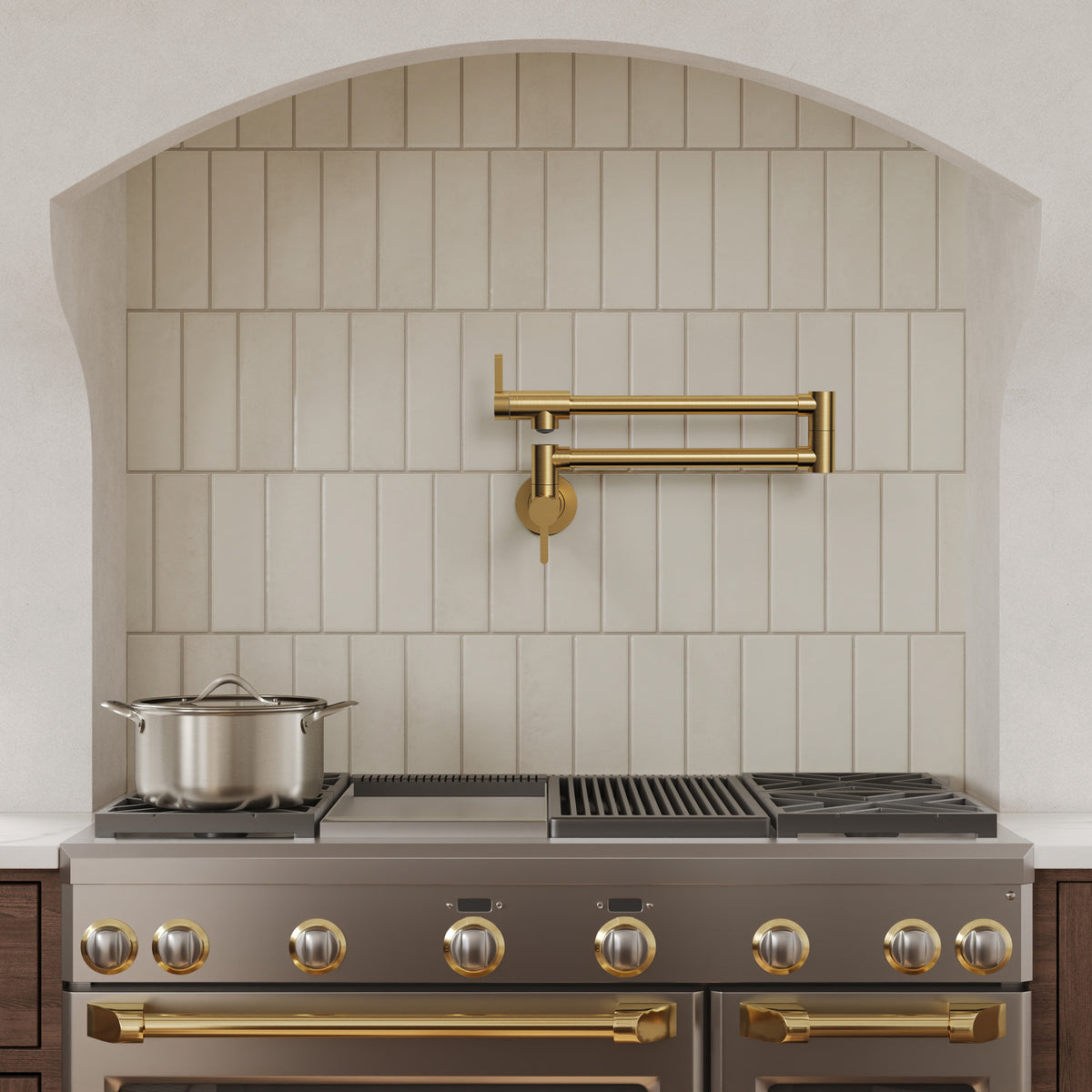 Two-Handle Wall-Mount Pot Filler