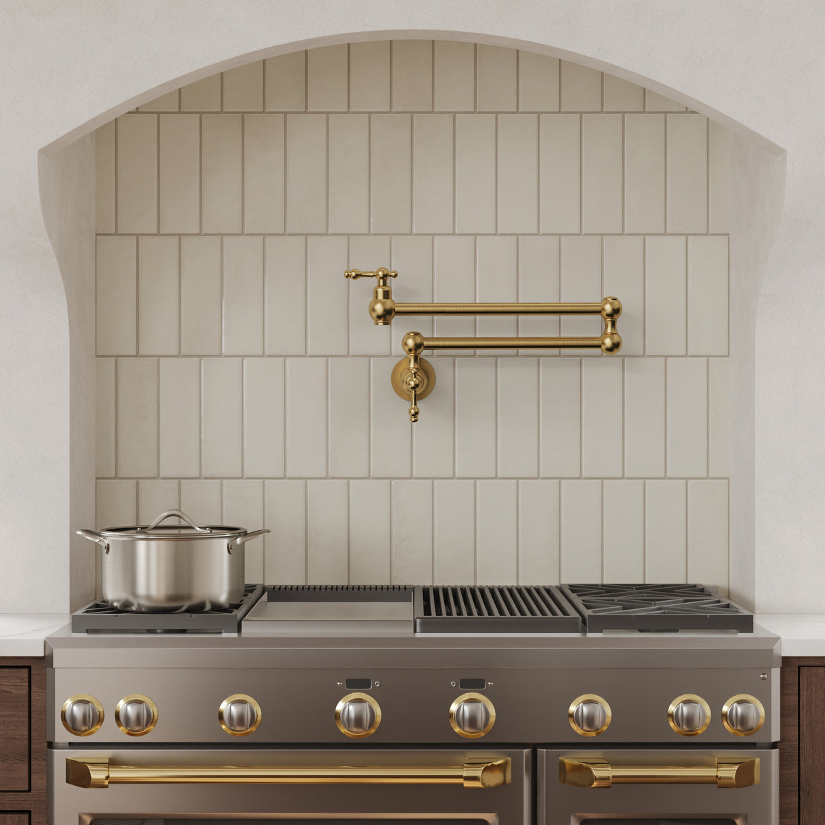 Two-Handle Wall-Mount Pot Filler